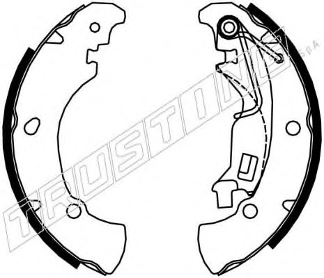 TRUSTING 7426 Brake Shoe Set